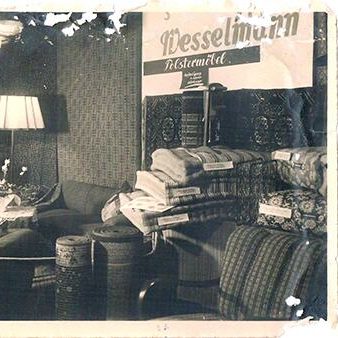 Gewerbeschau 1949 (alte Turnhalle Borgholzhausen)